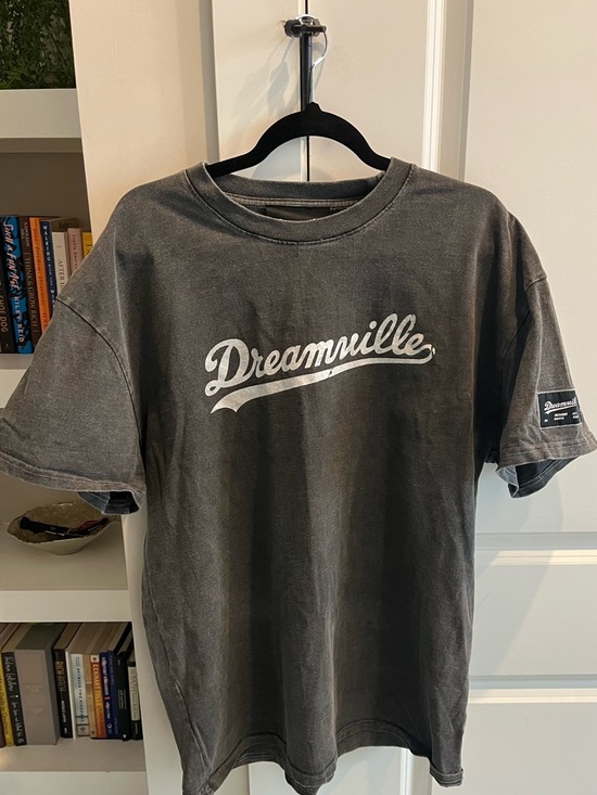 Other - Dreamville Unisex Oversized Faded Grey Distressed Concert Tee (Small)